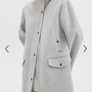 Theory Parka in Double-Face Wool-Cashmere
